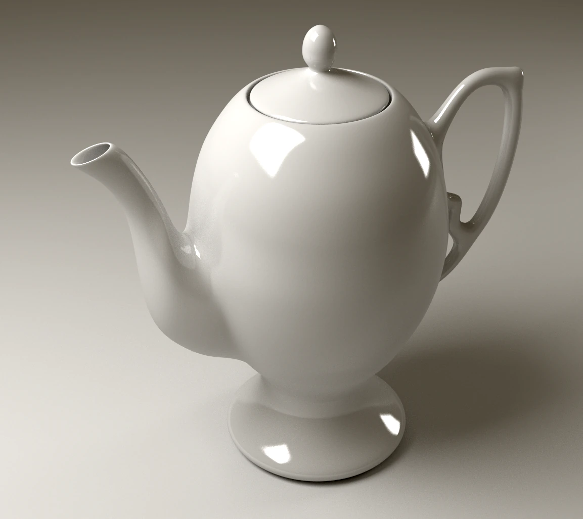 teapot 3D Model .c4d .max .obj .3ds .fbx .stl .blend 