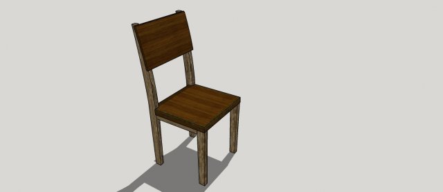 chair 3D Модель .c4d .max .obj .3ds .fbx .stl .blend 