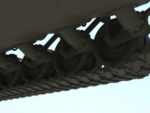 united states t57 heavy tank Model 3D