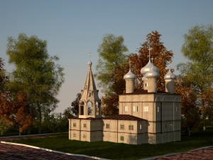 church 3D 모델
