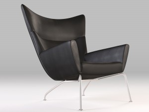 armchair ch445 3Dモデル