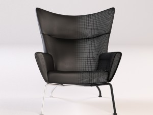 armchair ch445 Modèle 3D