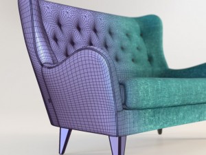 sofa pola made by sits 3D मॉडल