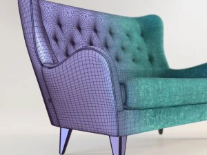 sofa pola made by sits 3D Model