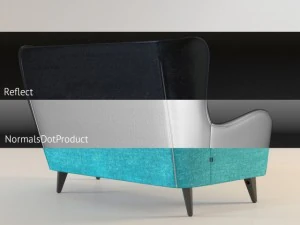 sofa pola made by sits 3D Model
