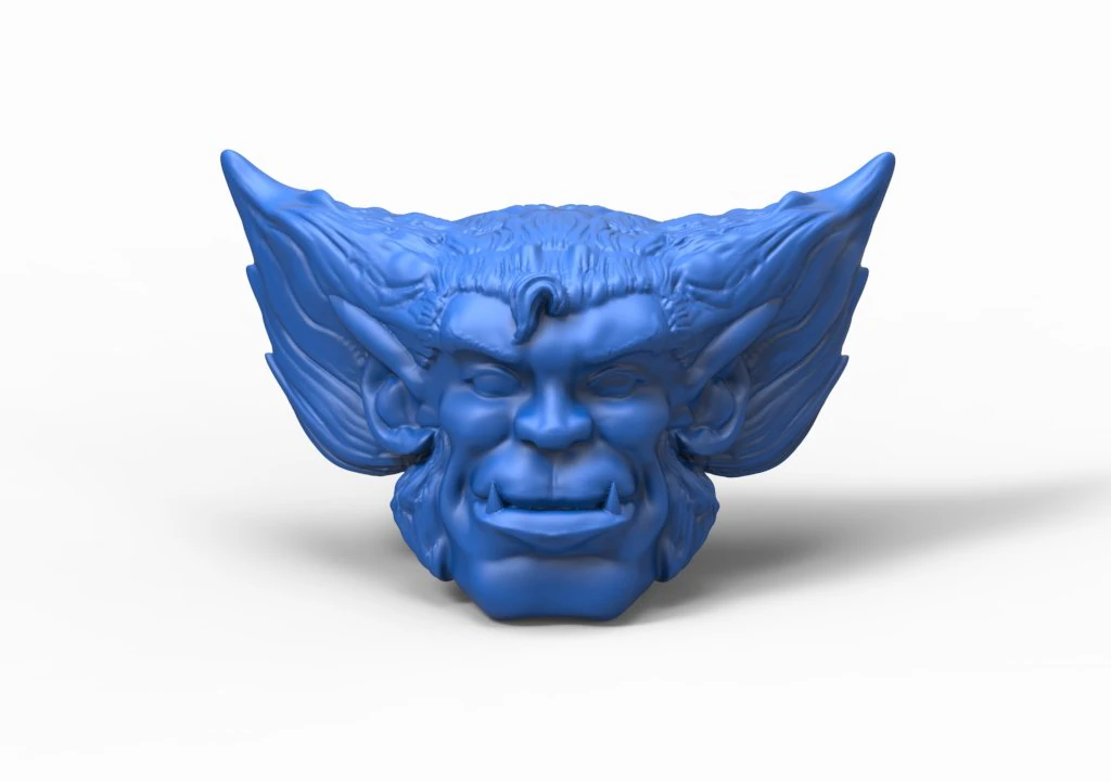 Marvel Legends the Beasts head 3D Print Model .c4d .max .obj .3ds .fbx .stl .blend 