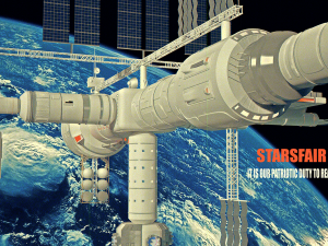 space station Modèle 3D