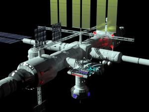 space station Modèle 3D