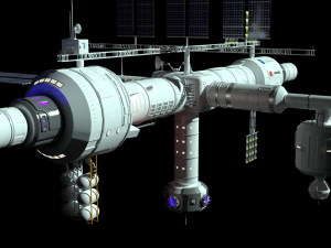 space station Modèle 3D