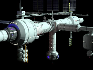 stacja kosmiczna Model 3D