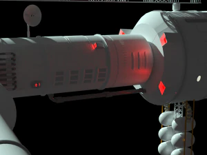 stacja kosmiczna Model 3D