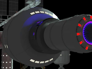 stacja kosmiczna Model 3D