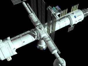 space station Modèle 3D