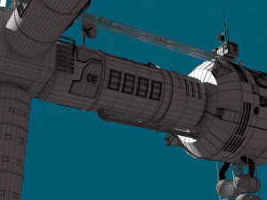 stacja kosmiczna Model 3D
