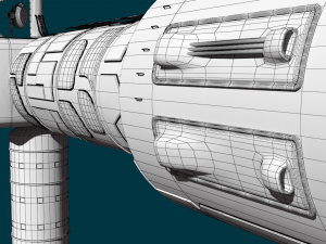 space station Modèle 3D