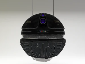 警察探测机器人 3D 模型