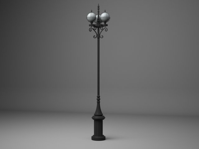 street light 01 Modello 3D .c4d .max .obj .3ds .fbx .stl .blend 