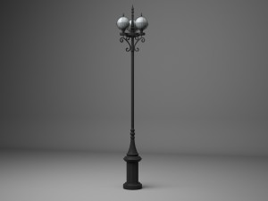 street light 01 3D मॉडल