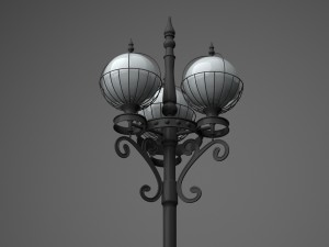 street light 01 Modello 3D