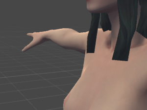 neked girl 3D Model