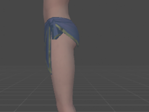 neked girl 3D Model