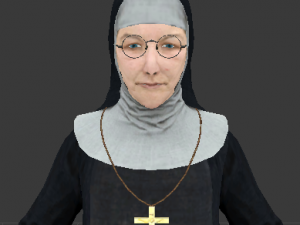 the nun 3D Model