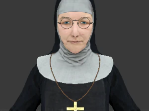 the nun 3D Model