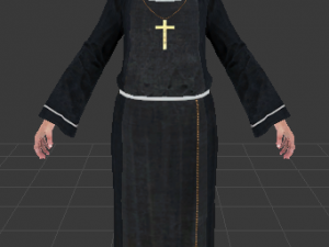 the nun 3D Model