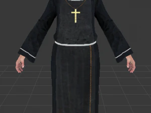 the nun 3D Model