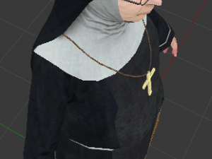 the nun 3D Model