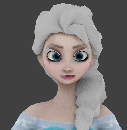 Elsa Modello 3D .c4d .max .obj .3ds .fbx .stl .blend 