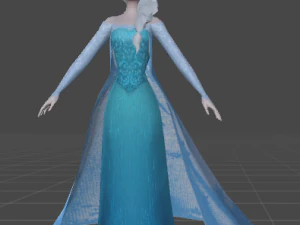 Elsa Modello 3D