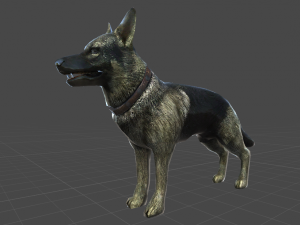 german shepherd 3D Model