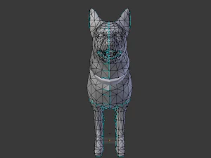 german shepherd 3D Model