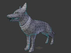 german shepherd 3D Model