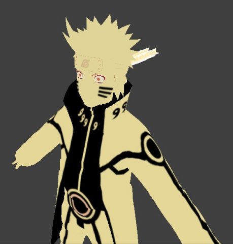 naruto kyubi made 3D Модель .c4d .max .obj .3ds .fbx .stl .blend 