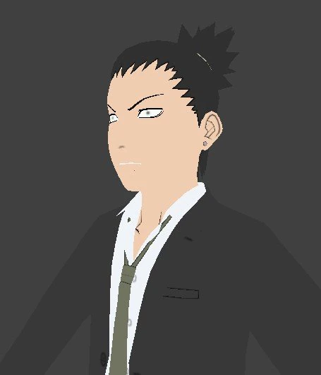 shikamaru naruto shippuden 3D Model .c4d .max .obj .3ds .fbx .stl .blend