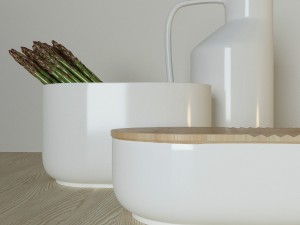 a table bowls set by georgia zanellato 3D 모델