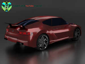 sport car 4 Model 3D