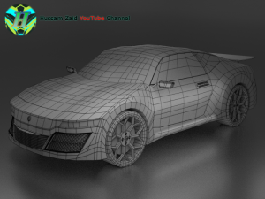 sport car 4 Model 3D