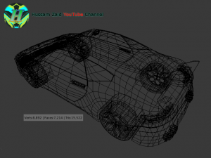 sport car 4 Model 3D