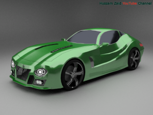sport car 5 3D Model