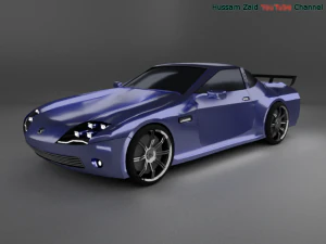 sport car 6 3D Model