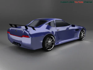 sport car 6 3D Model