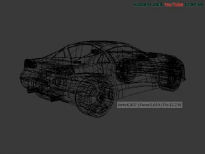 sport car 7 3D Model