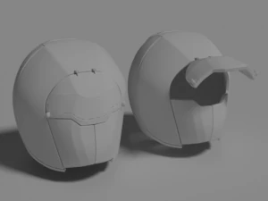 capacete fbx Modelo 3D