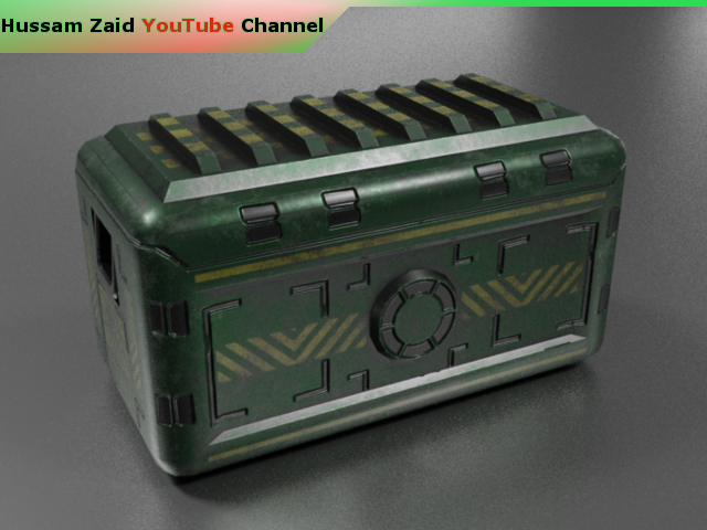 sci fi box 3D 模型 .c4d .max .obj .3ds .fbx .stl .blend 