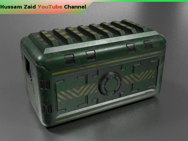 sci fi box 3D Model .c4d .max .obj .3ds .fbx .stl .blend 