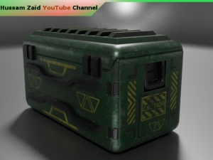 sci fi box 3D 模型