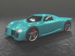 hussam zaid 3d car 20 3D Model